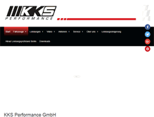 Tablet Screenshot of kks-performance.com